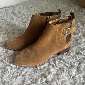 Tommy Hilfiger Brown Suede Ankle Boots